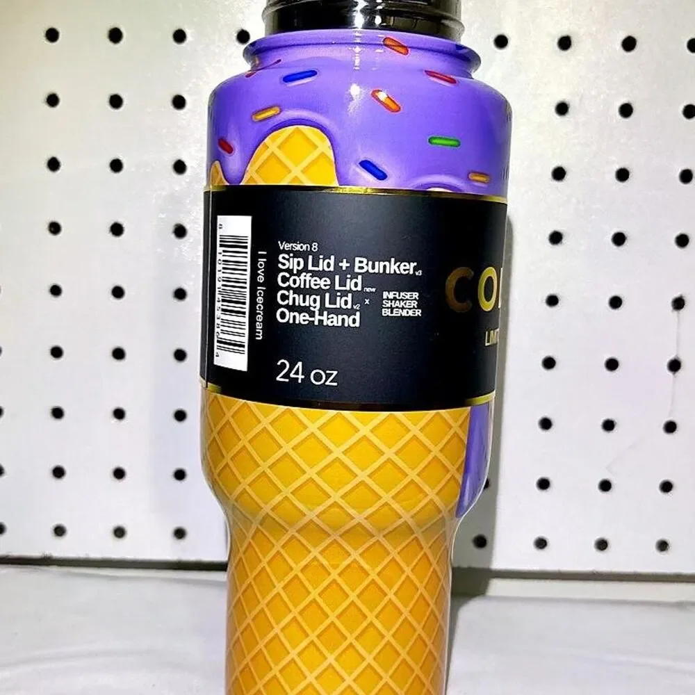 COLDEST I Love Icecream 24oz Limitless Ultra V8 Bottle